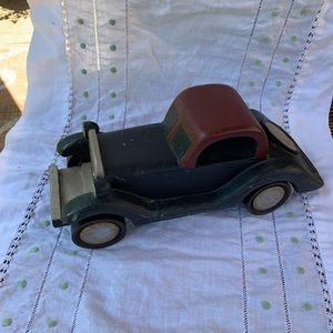 Pottery Barn wood vintage car